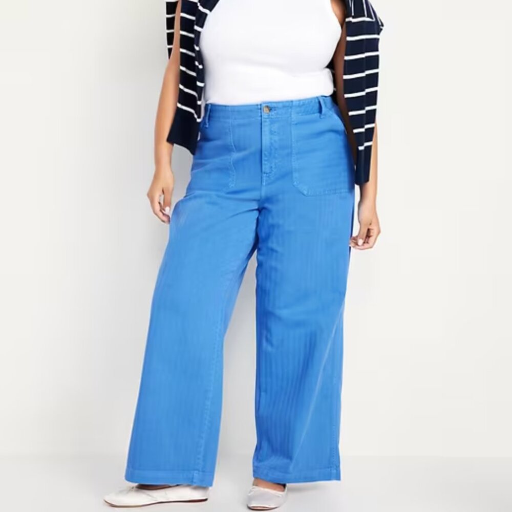 Old Navy High-Waisted Baggy Wide-Leg Jeans - NWT! - Picture 6 of 10